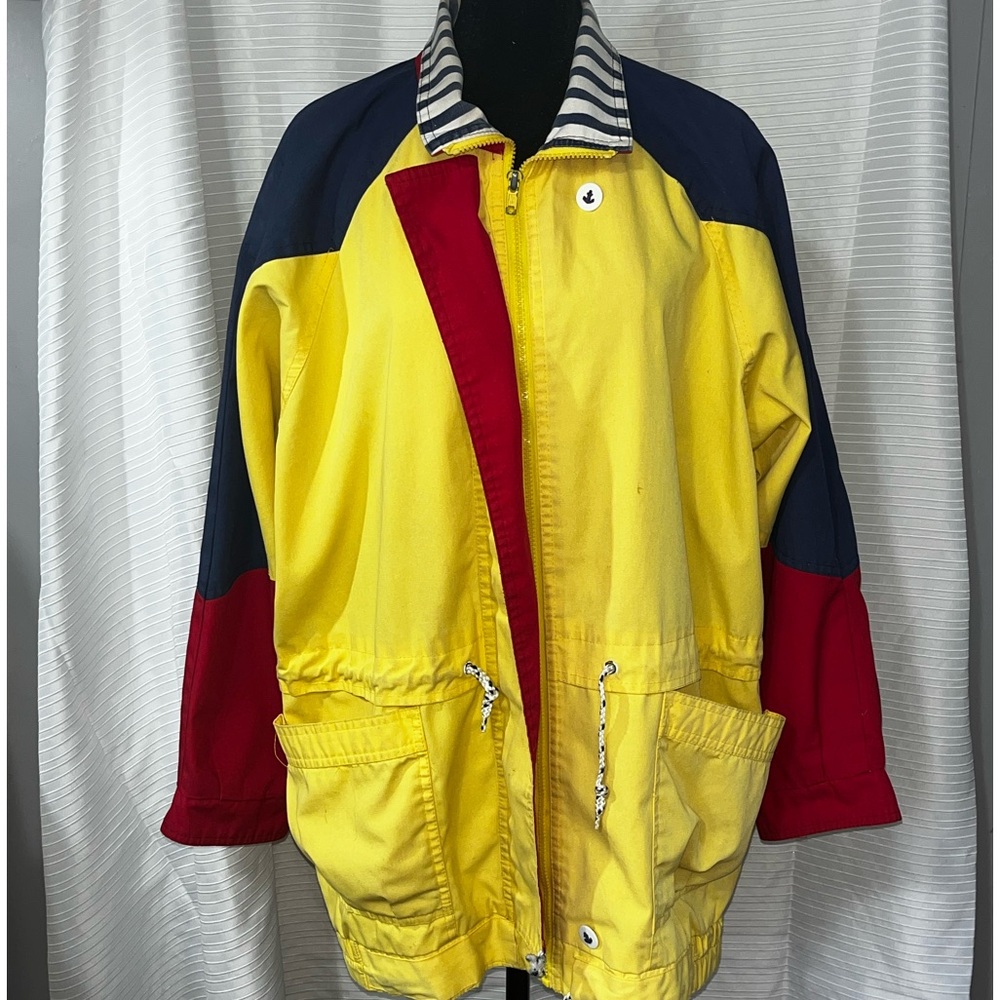 Vintage Colorful Concepts Yellow and Red Jacket 80’s/90’s